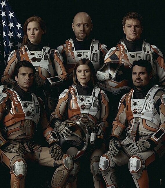 Основной состав экипажа миссии «Арес-3» 