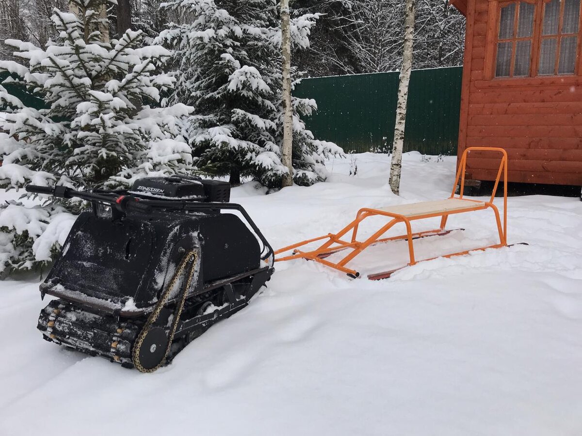 Сани для мотобуксировщика Капитан, производство Прямогор (г.Санкт-Петербург)