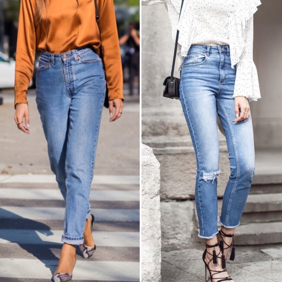 Стильные образы с «рваными» джинсами