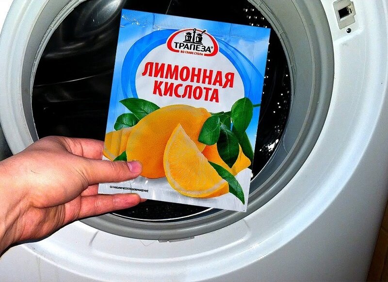 уксус и лимонная кислота для чистки стиральной машины