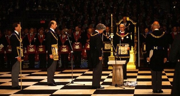 Английские масоны.