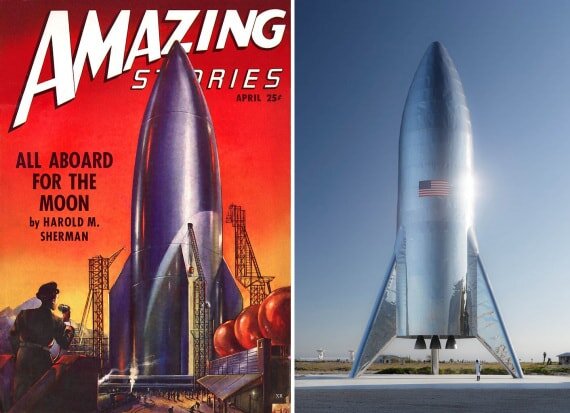 SpaceX строит корабли из фантастических романов