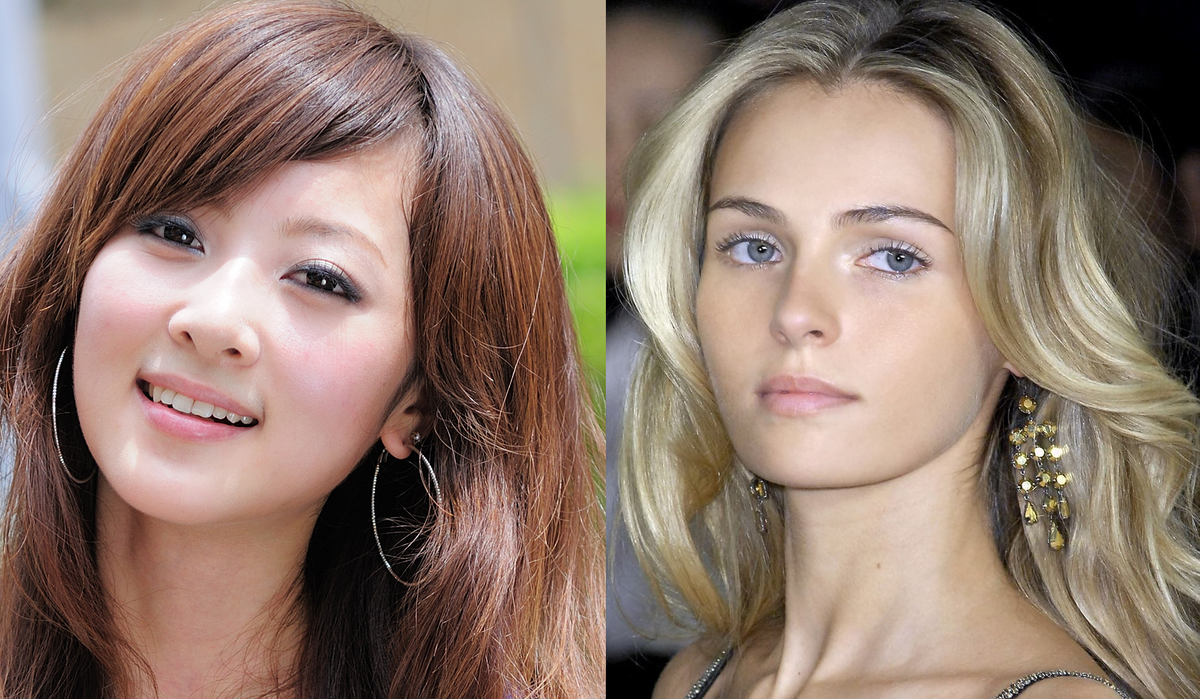 Японка и русская [фотоколлаж]