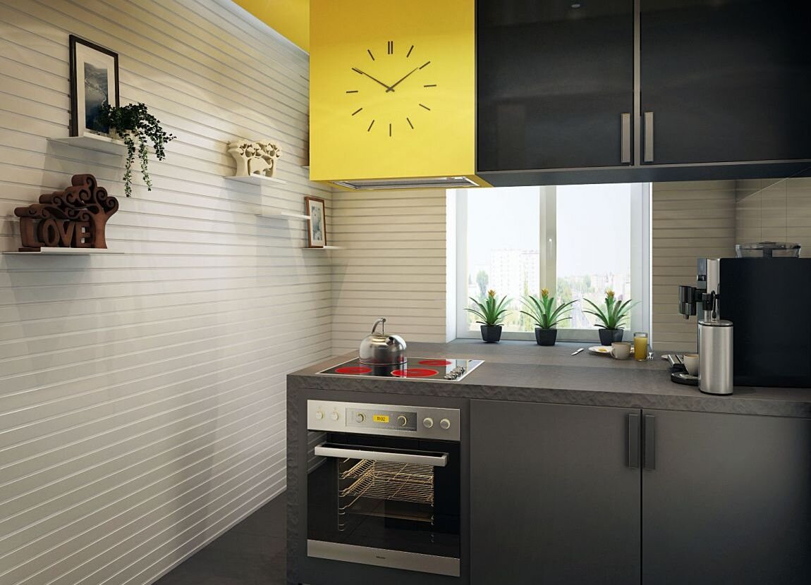 Отделка стен на кухне: фото пошагового описания отделки и лучшие решения дизайнеров