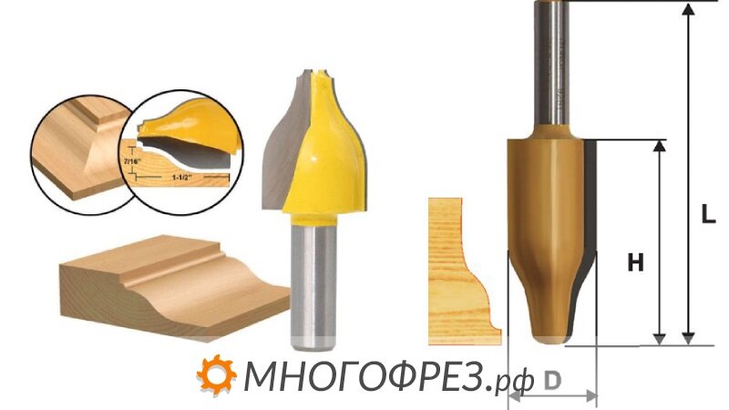 Фрезы фигирейные вертикальные для ЧПУ станка
