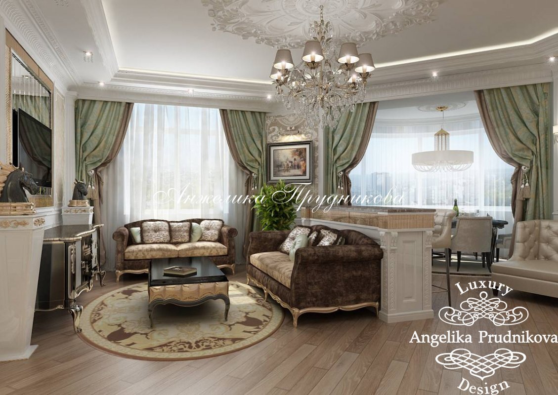 На фото: Красивый ремонт в квартире в ЖК «Остров фантазий»