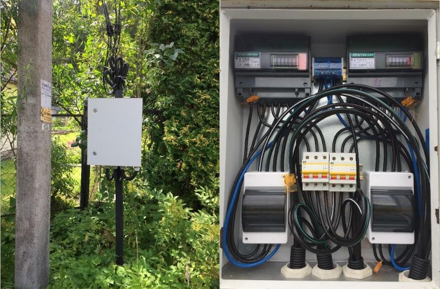 Соседи, давайте жить дружно! А счетчики - "под одной крышей" )