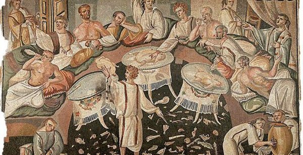 Жрецы жарили мясо в Древнем Риме