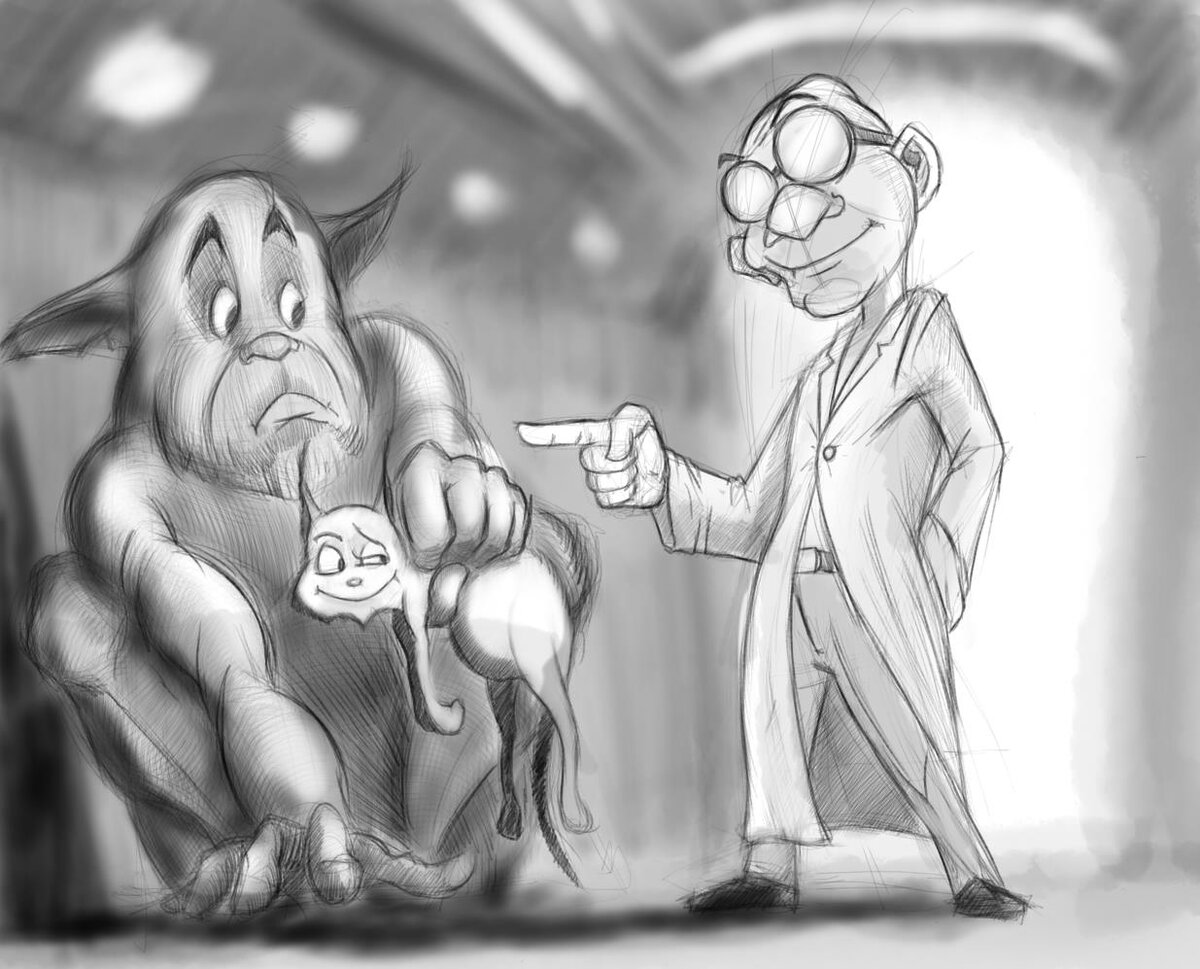 рисунок автора канала