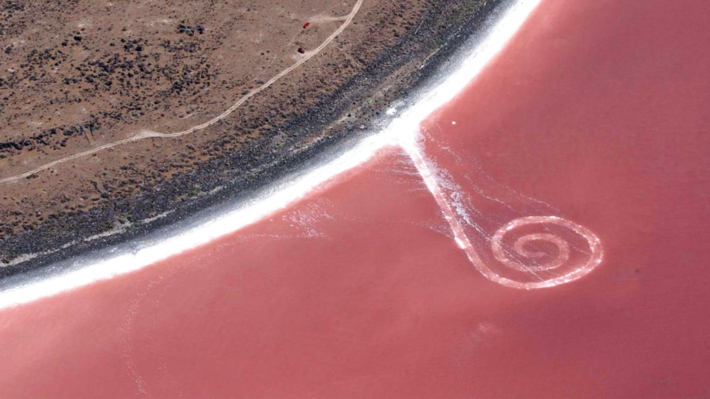 Спиральная дамба. Роберт Смитсон