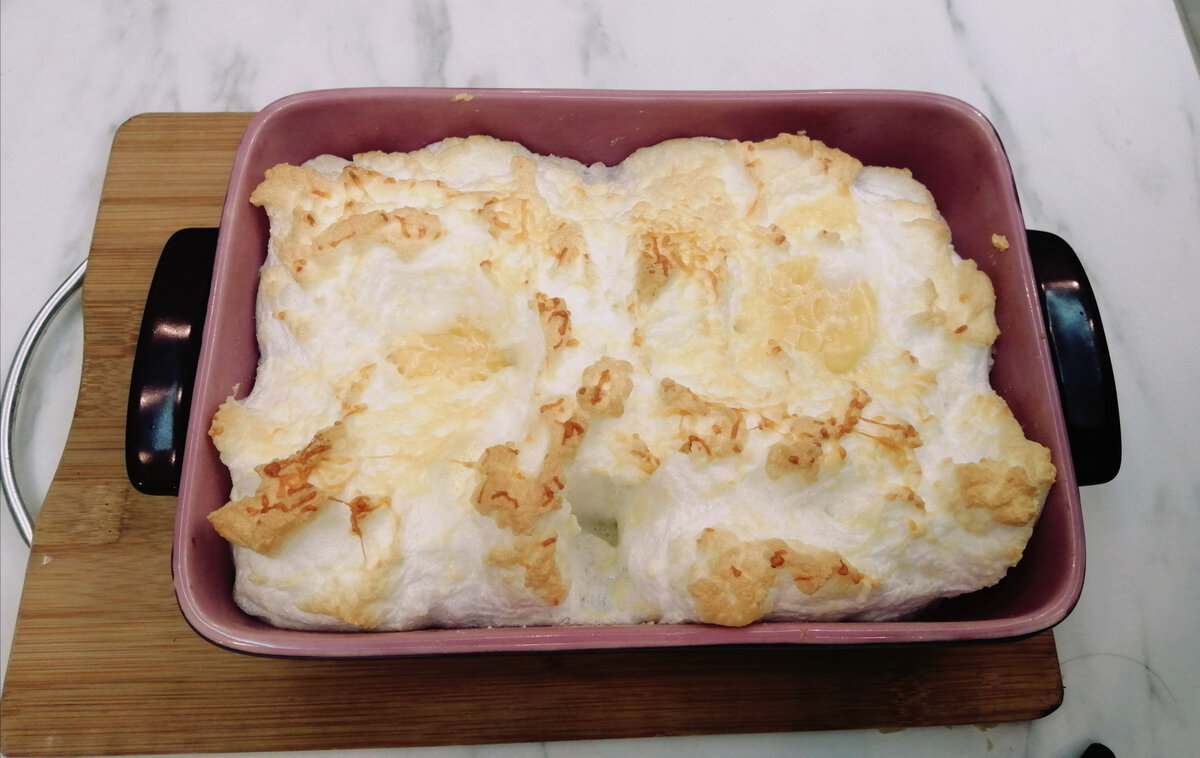 Рецепт яйчницы:"Яйца в облаках"