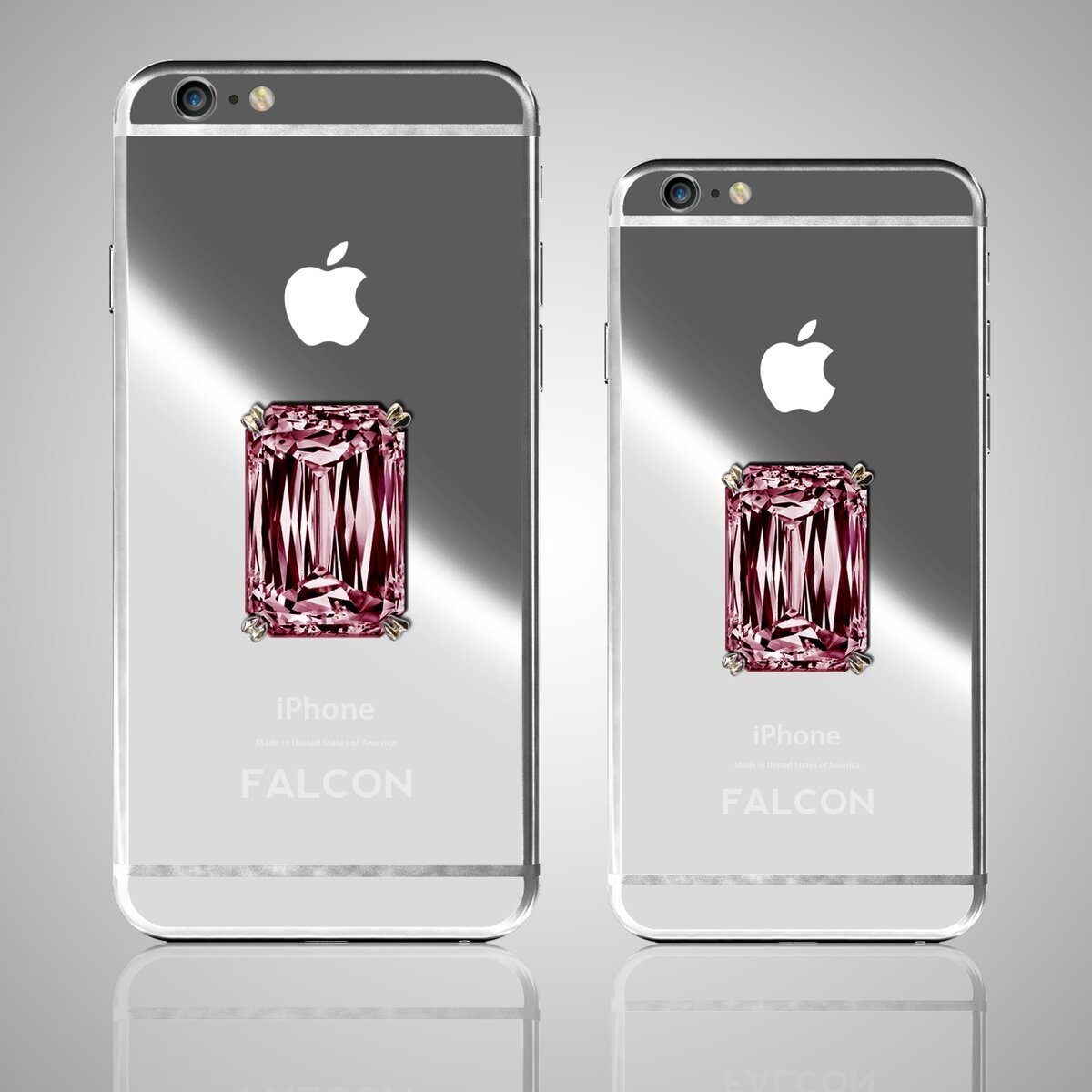 1. FALCON SuperNova Platinum iPhone Pink Diamond в платиновом корпусе 950 пробы.
