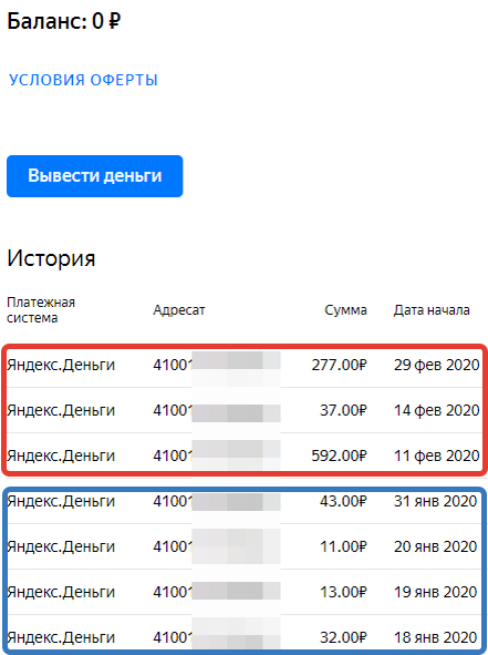 Синим обведен январь, красным февраль