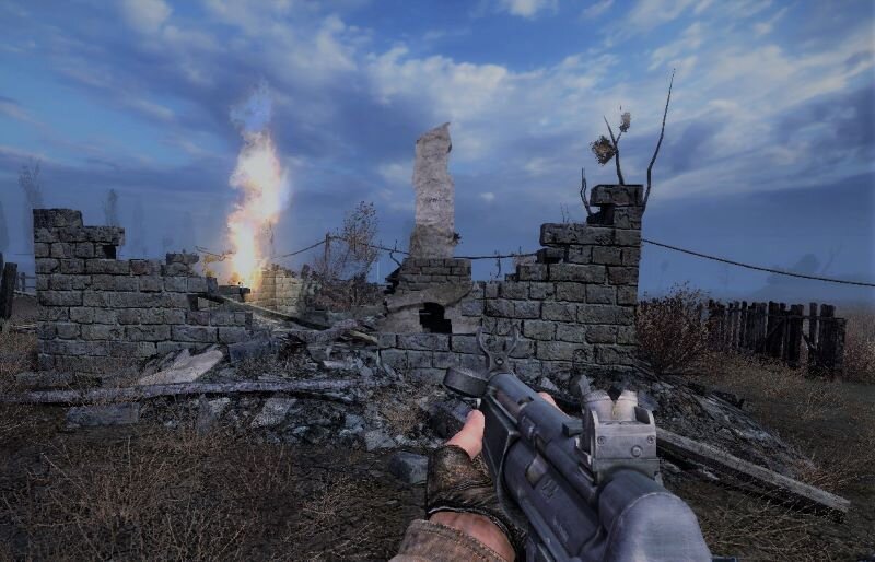 S.t.a.l.k.e.r "Чистое небо". Тайники на «Болоте» часть 2