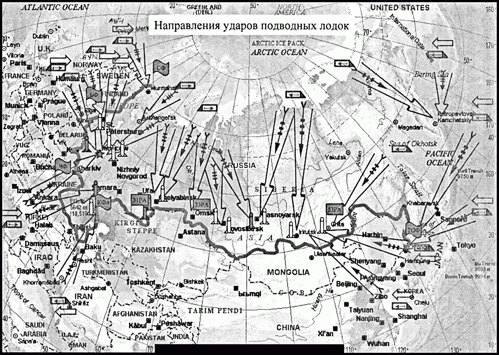 План атомной бомбардировки