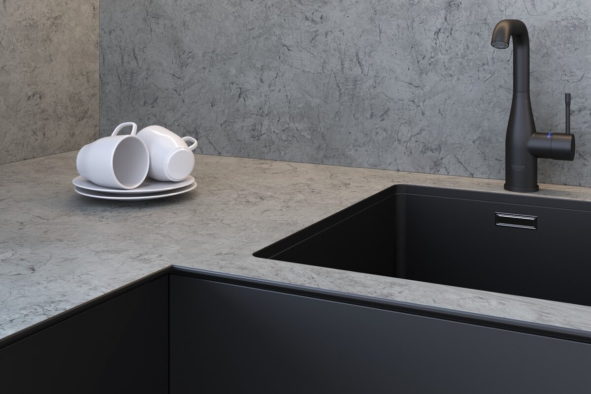 Фото столешницы из HPL пластика Slotex