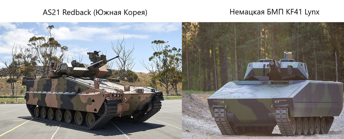 Конкуренты - "Германия" против "Южной Кореи" ("Паук" против "Рыси")