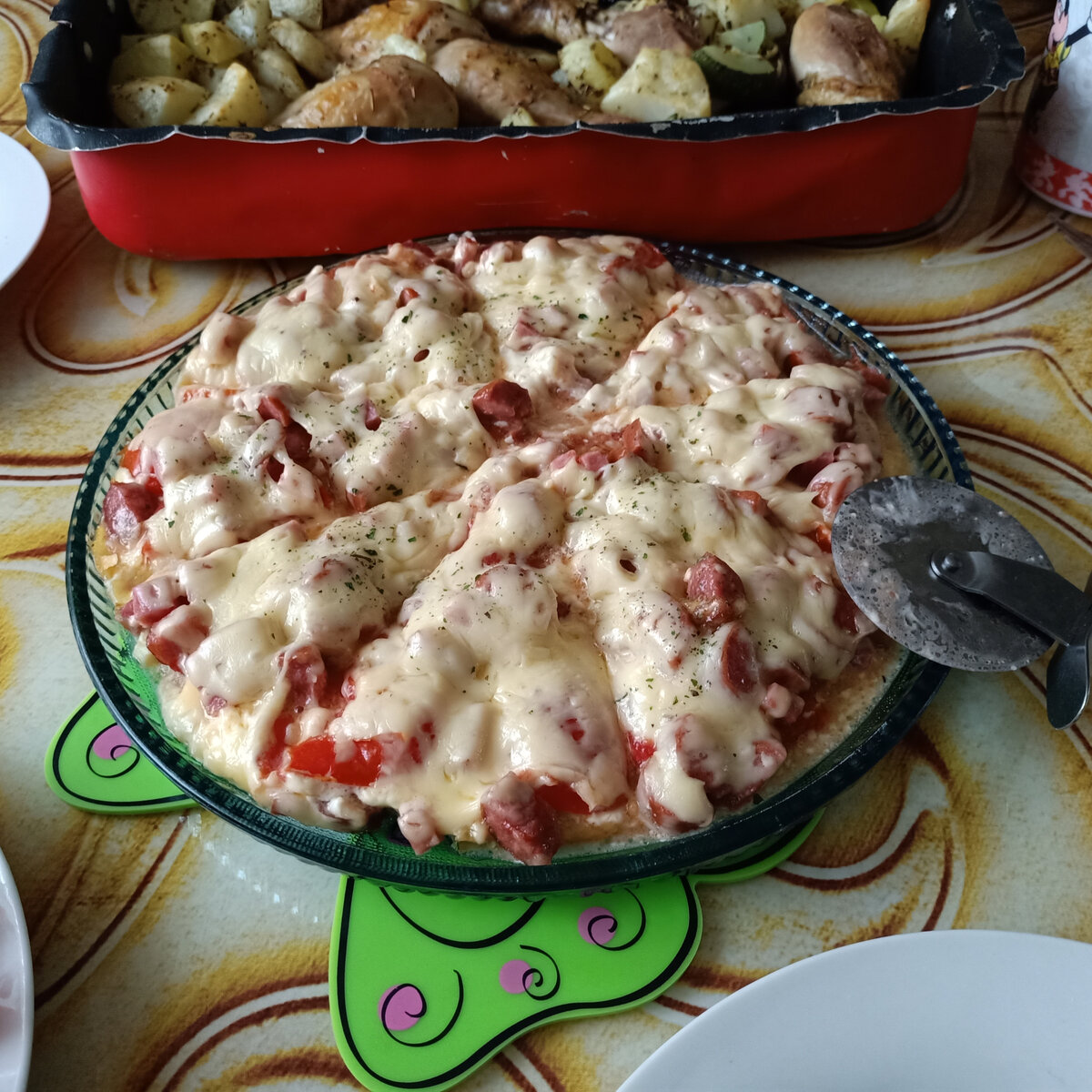 пицца из кабачков за 15 минут