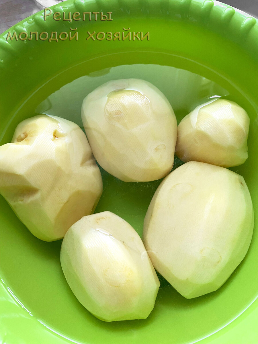 Очищенный картофель