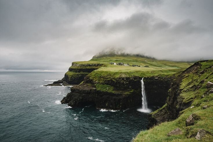 Деревня Гасадалур, Фарерские острова,