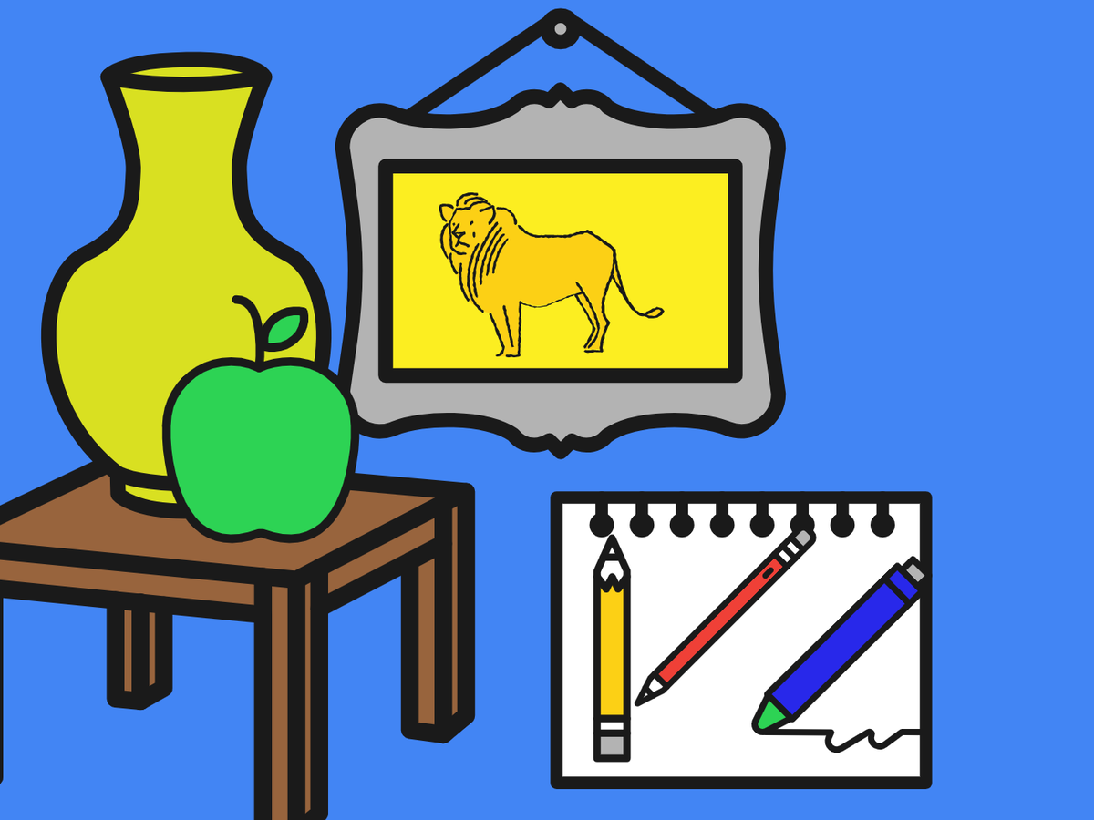 Рисунок сделанный в autodraw.com