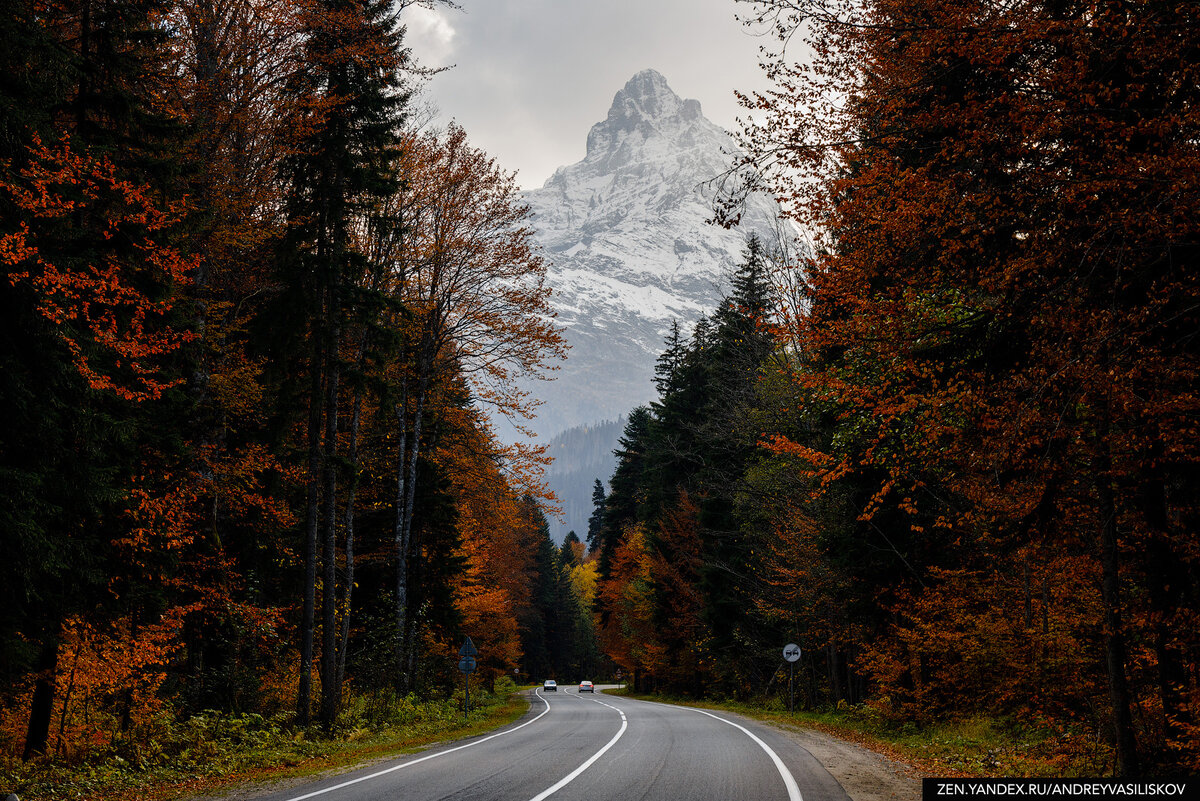 природа в Домбае завораживает