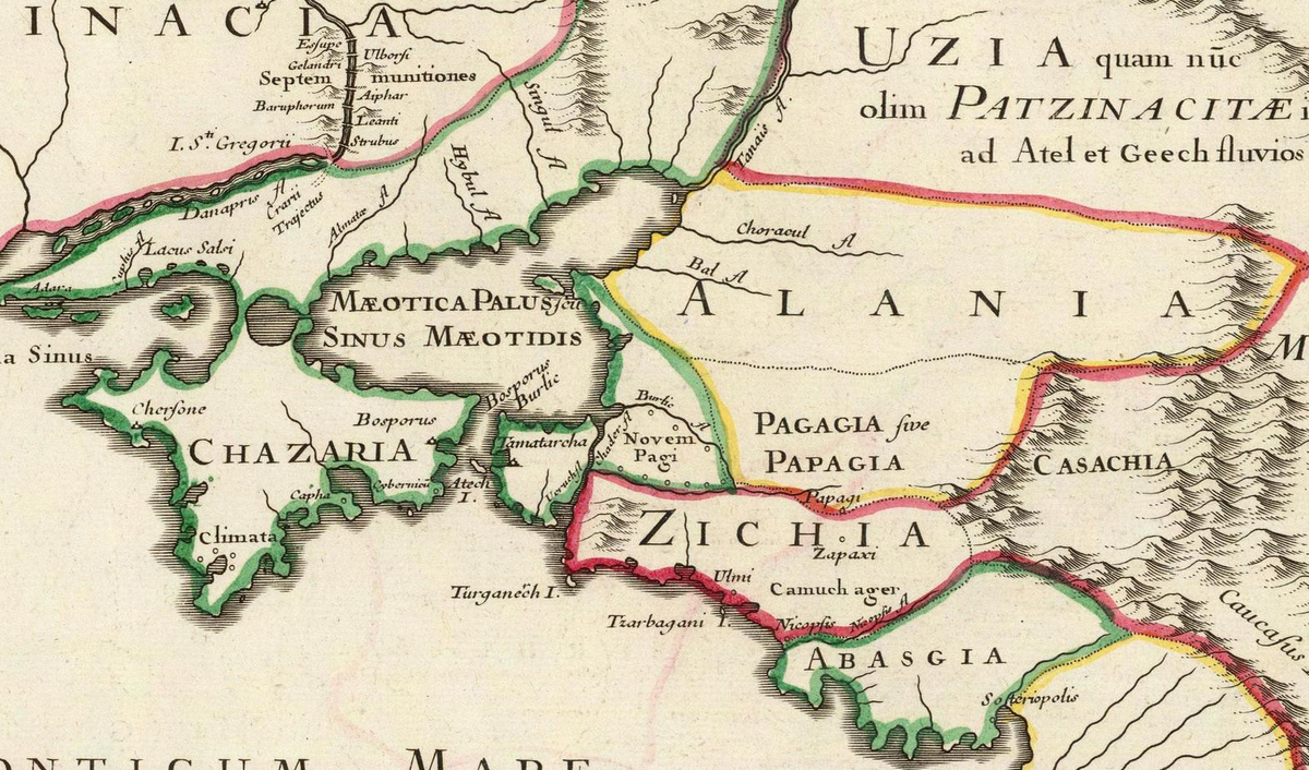 Карта Алании в средние века. Источник фото: wikipedia.org