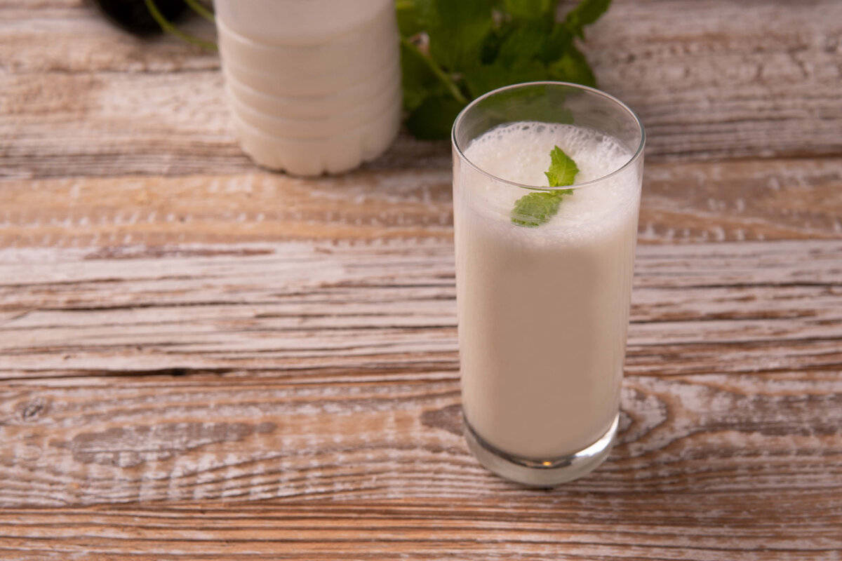 Тан в стакане.