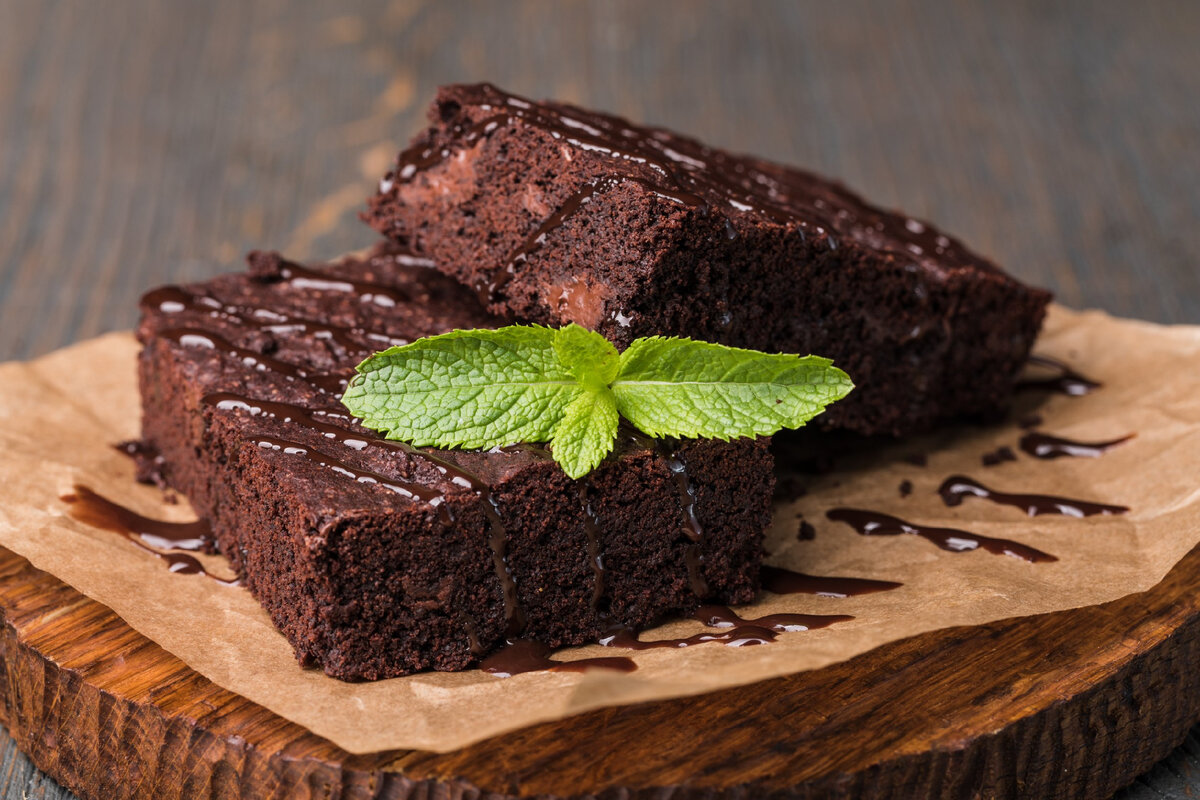 Brownie on Table