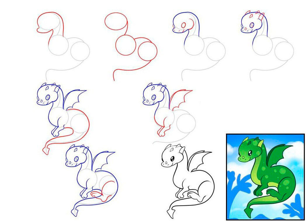 Как нарисовать дракона - смотреть онлайн на канале Карусель