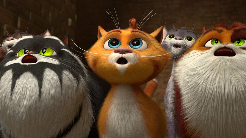    Кадр из мультфильма «Коты Эрмитажа»