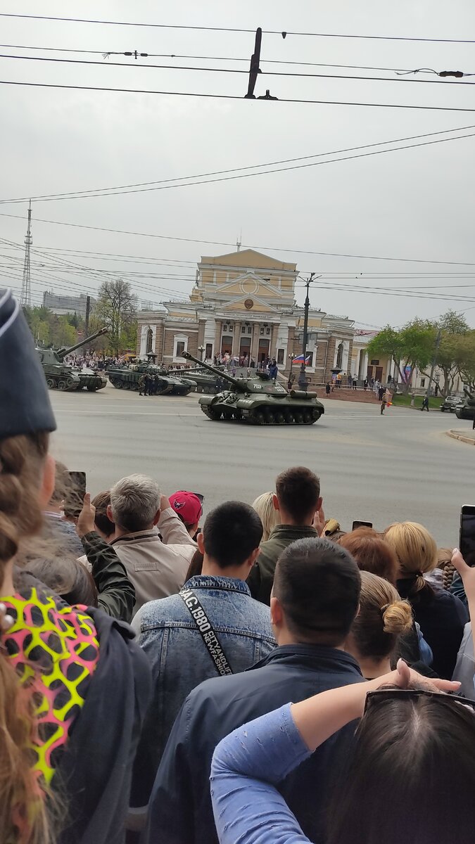 Ежегодный парад в честь Дня Победы 9-го мая. Г. Челябинск. 