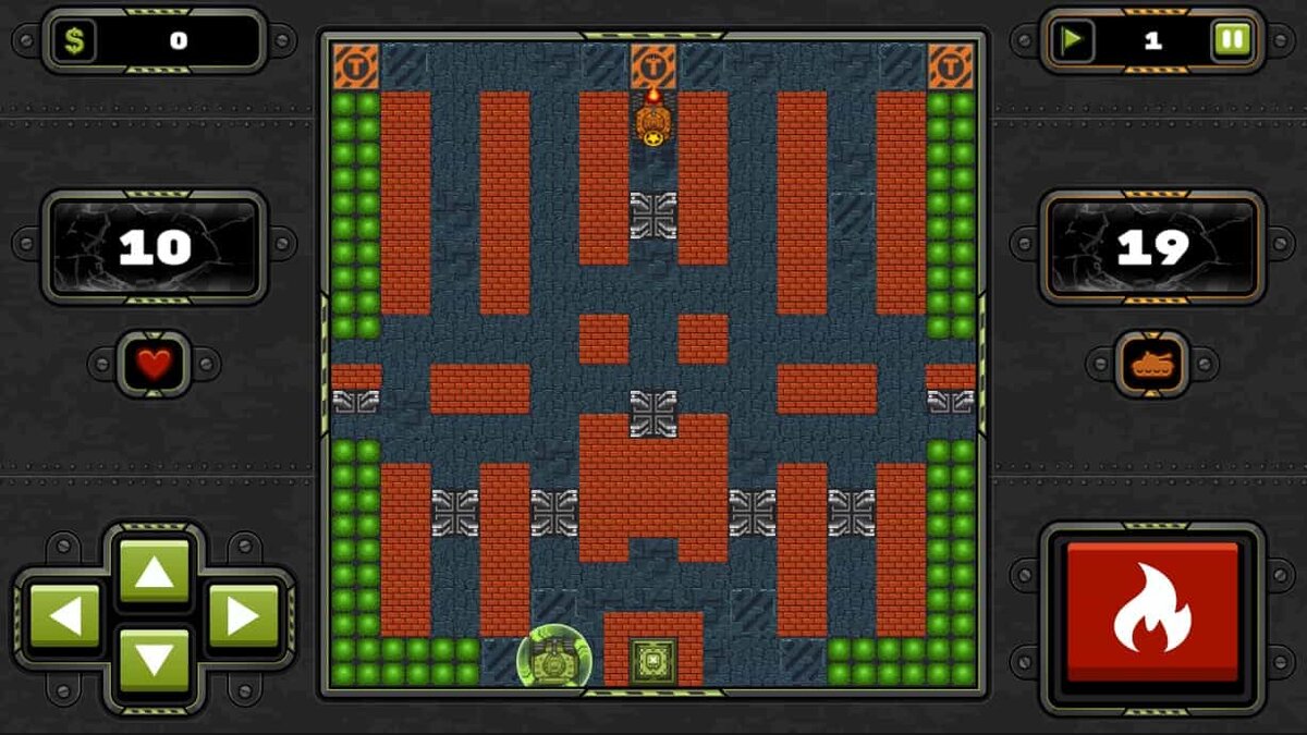 кадры из игры Tank wars