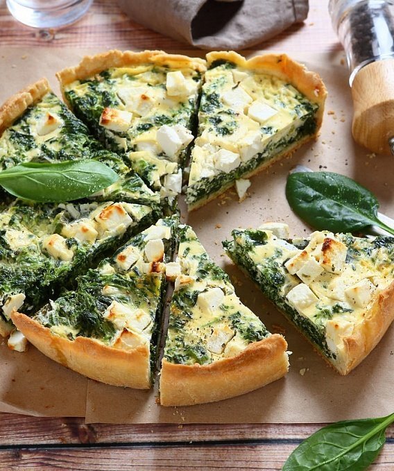 Шпинатный пирог "Ура, лето!"