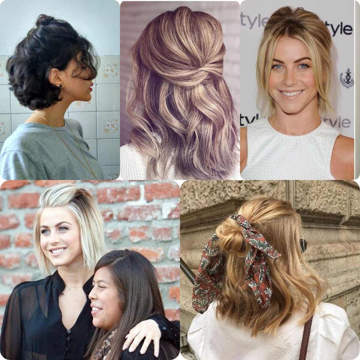 Идеи как можно уложить волосы в зоне лица, чтобы они не мешались. Ну, или когда надоело одно и тоже.