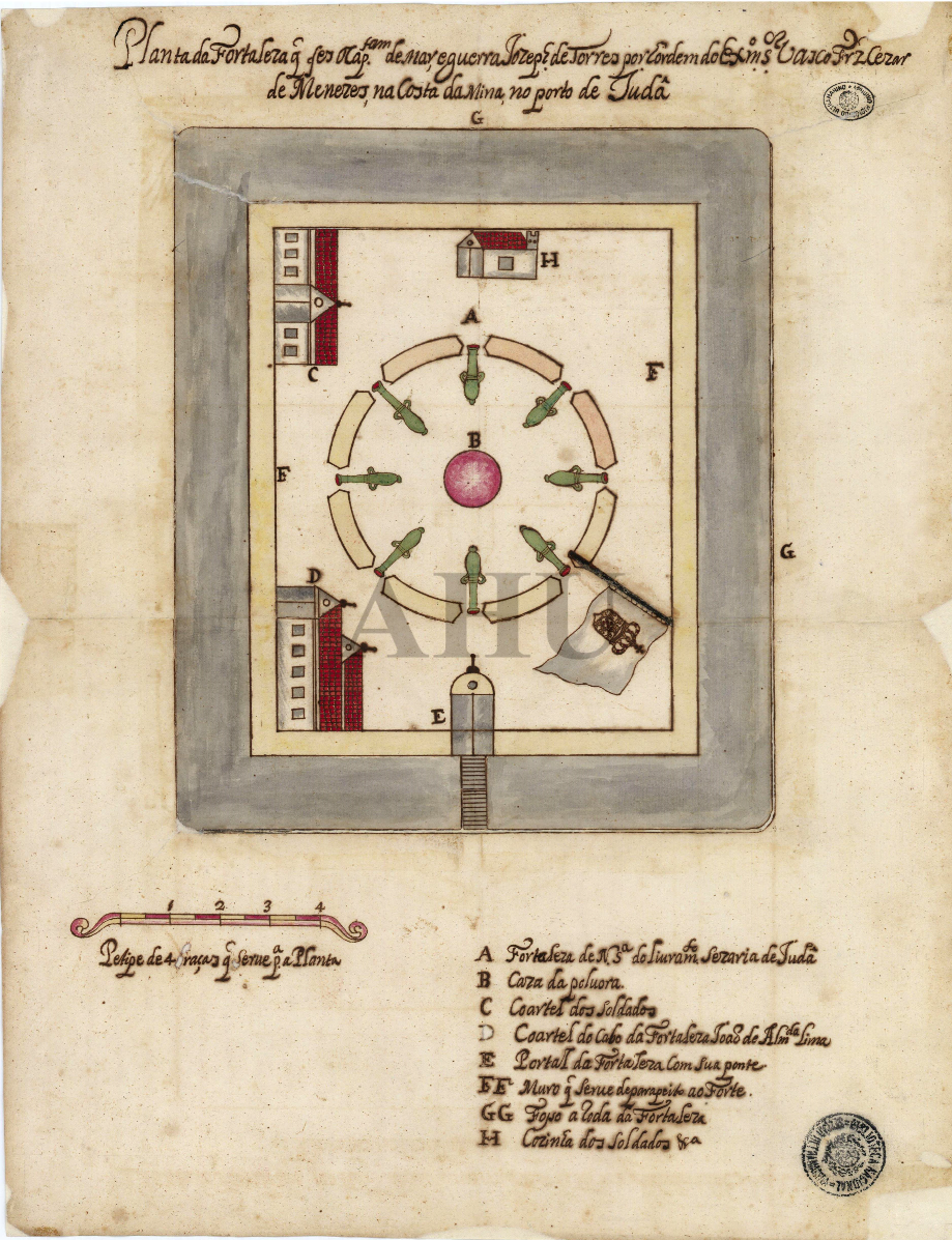 План форта (1722 год)