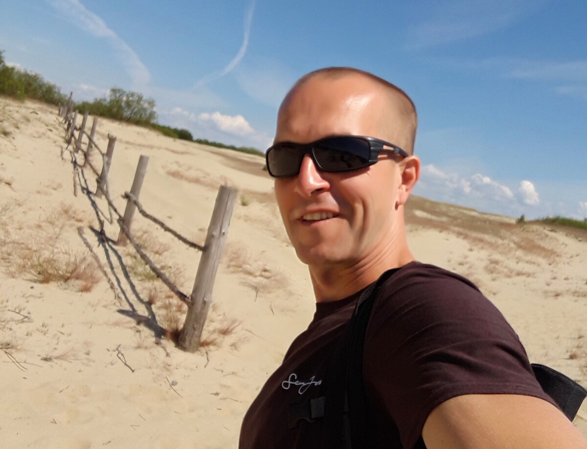 Дорога в дюнах