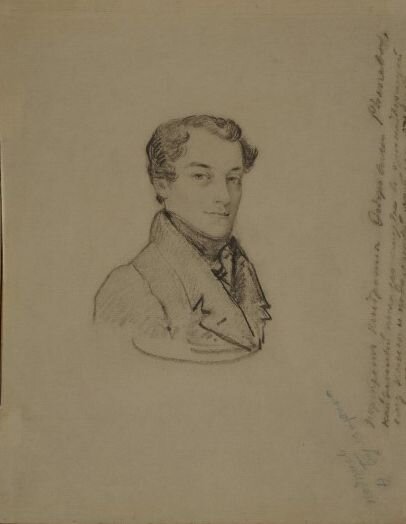 Неизвестный художник. Кондратий Федорович Рылеев. 1824-25