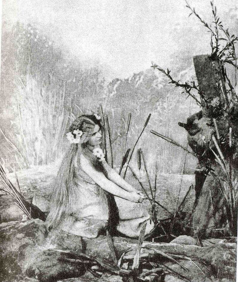 «Русалка». Кадр из фильма 1910 года
