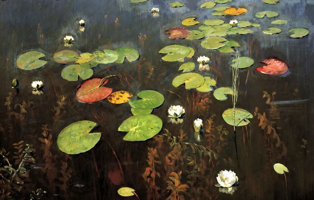 Левитан. Ненюфары. 1890.