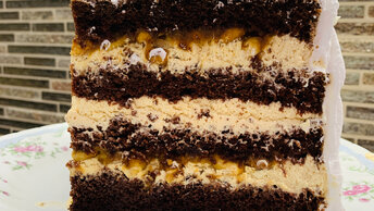 Торт СНИКЕРС 🍰 ОЧЕНЬ ВКУСНЫЙ ТОРТ 😍 Красивый торт!
