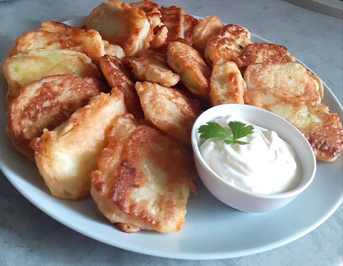 Кабачки в кляре