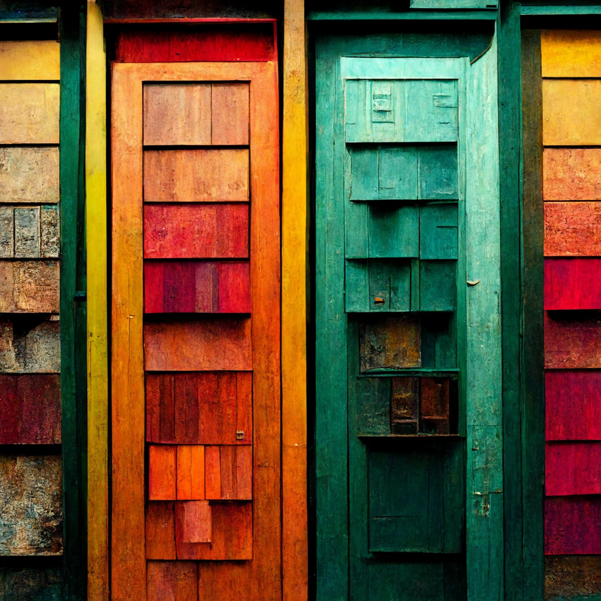 Discord @danruddick #wood #door #MidJourney #art #drawing #design #interior #concept #palette Palette in commentary