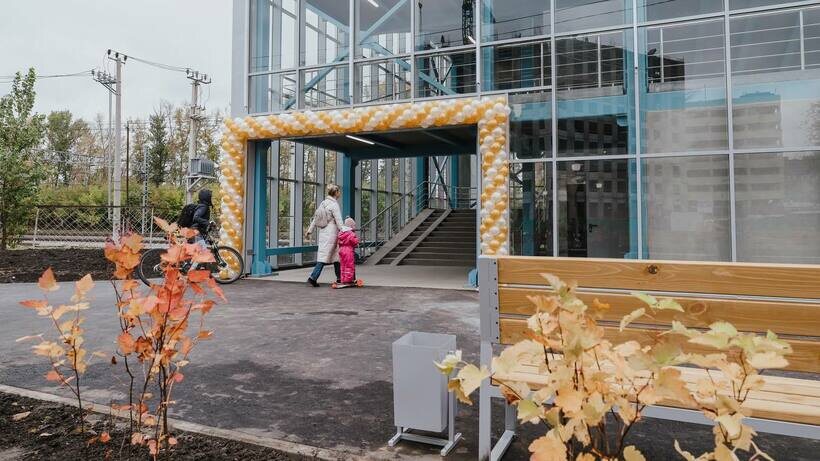    Дмитрий Волошин открыл переход у ЖК «Солнечная система» © Пресс-служба администрации г.о. Химки