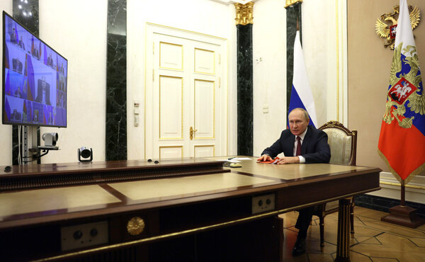 Совещание Владимира Путина с постоянными членами Совета безопасности, 29 сентября 2022 года. Фото © Kremlin.ru
