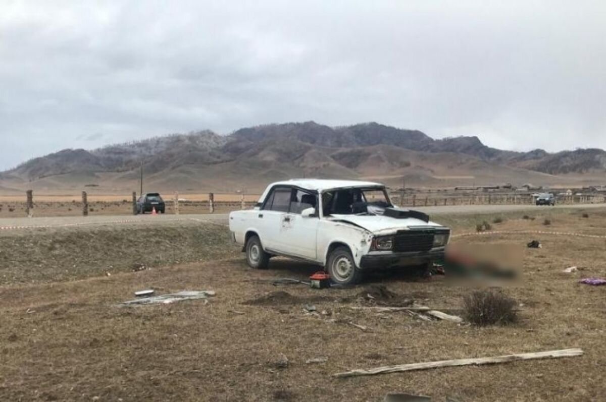    61-летняя женщина-водитель погибла на месте ДТП на Алтае