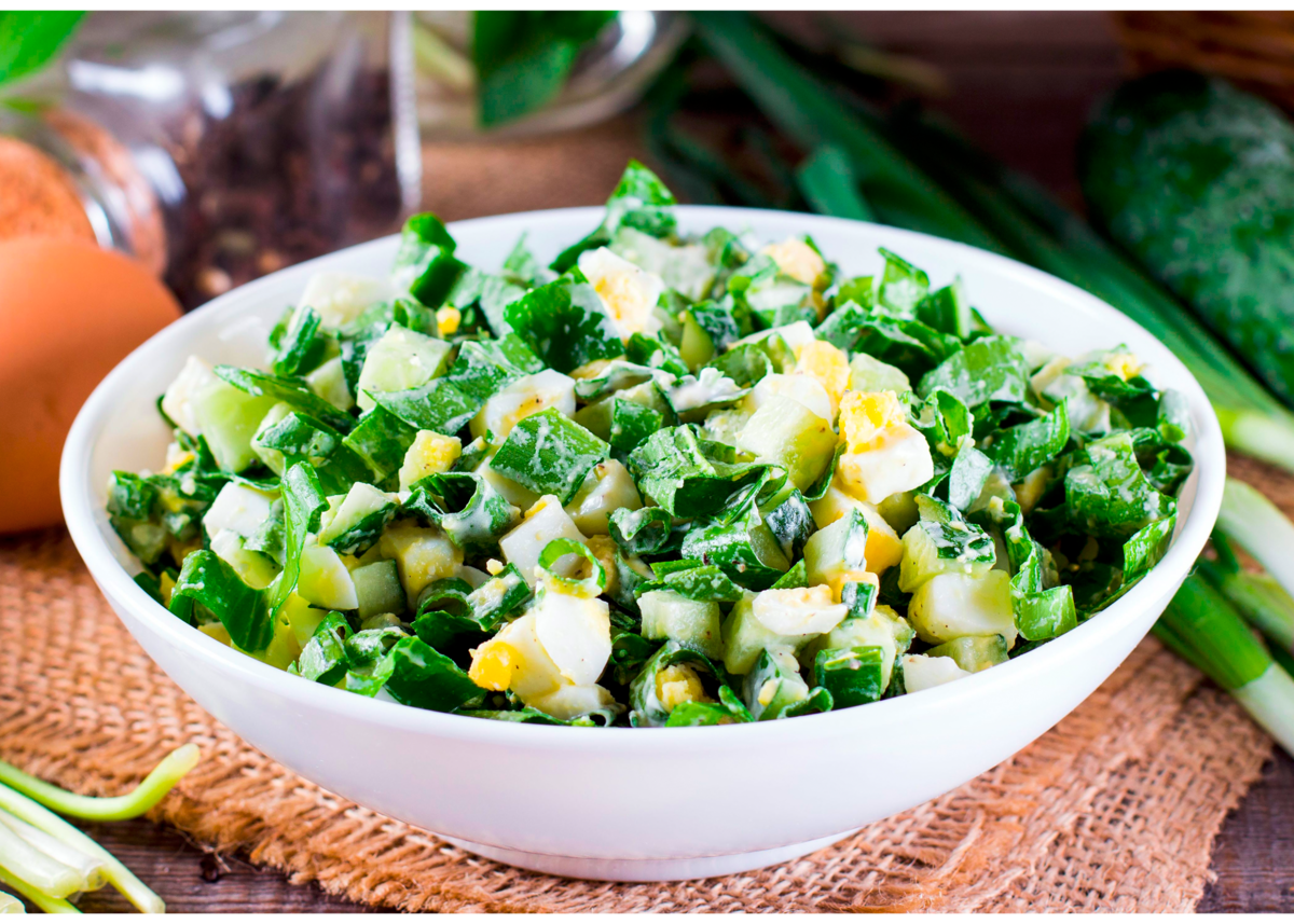 Салат с растительным маслом, рецептов приготовления с фото пошагово