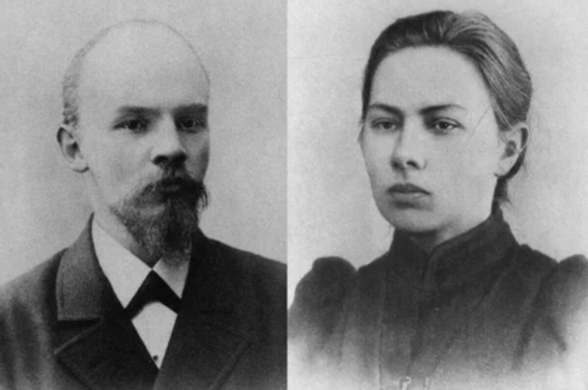 В. Ульянов и Н. Крупская