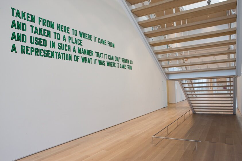 «ВЗЯТО ОТСЮДА ТУДА, ОТКУДА ОНО ПРИШЛО И ПРИНЯТО В МЕСТО И ИСПОЛЬЗОВАНО ТАКИМ ОБРАЗОМ, ЧТО МОЖЕТ ОСТАВАТЬСЯ ТОЛЬКО В КАЧЕСТВЕ ПРЕДСТАВЛЕНИЯ ТОГО, ЧЕМ ОНО БЫЛО И ОТКУДА ПРИШЛО» (1980 год)