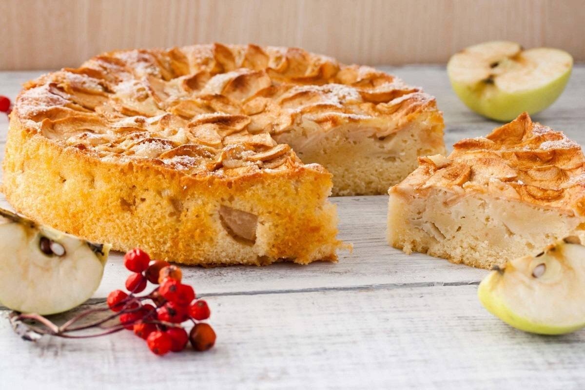 Русский яблочный пирог - пошаговый рецепт с фото
